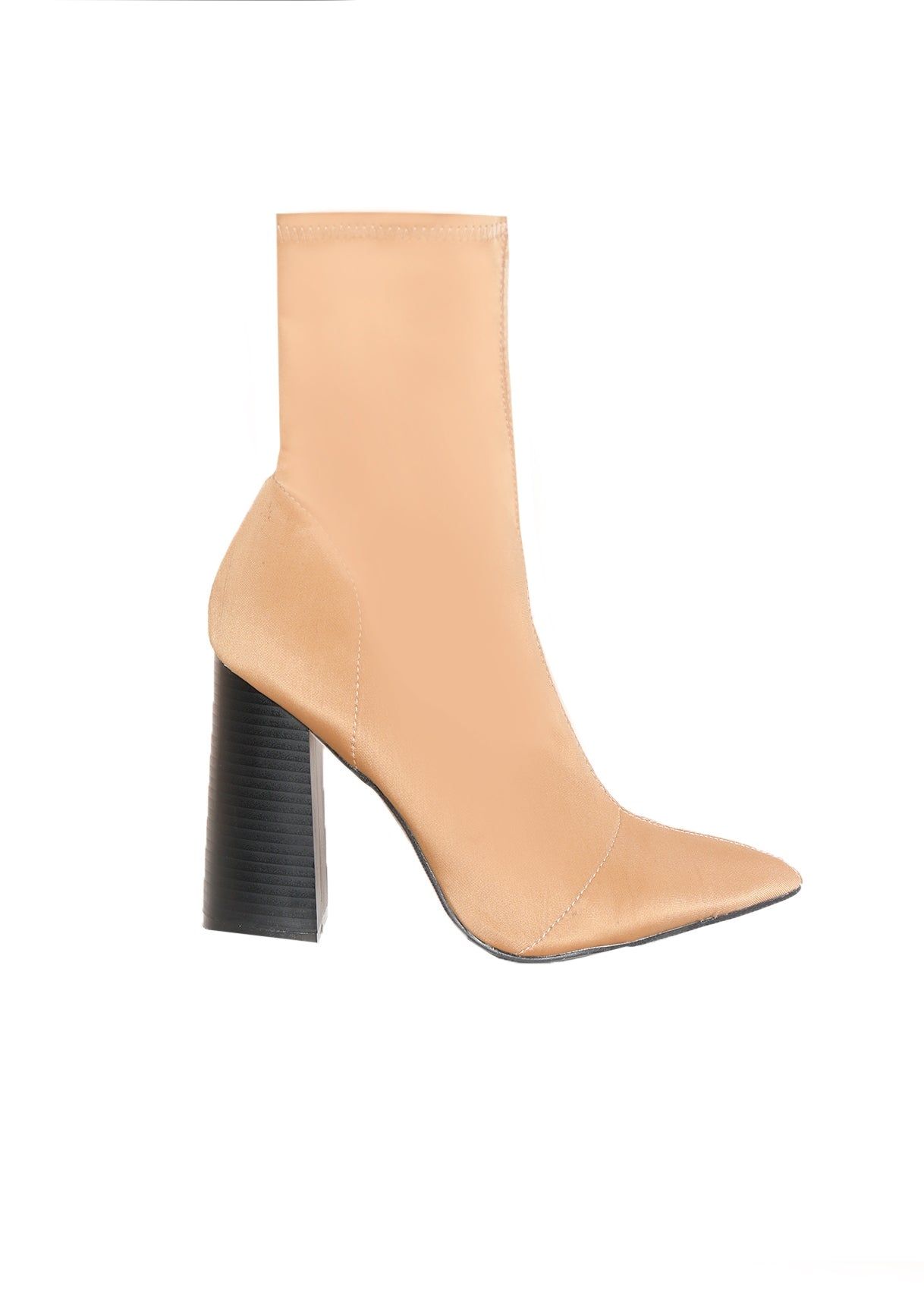 Ella Camel Block Sock Boots sold by Missy Empire product image thumbnail 5