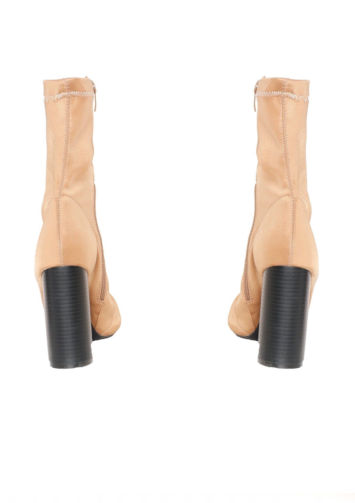 Ella Camel Block Sock Boots sold by Missy Empire product image thumbnail 2