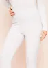 Nova Light Grey Plain Ribbed Leggings sold by Missy Empire