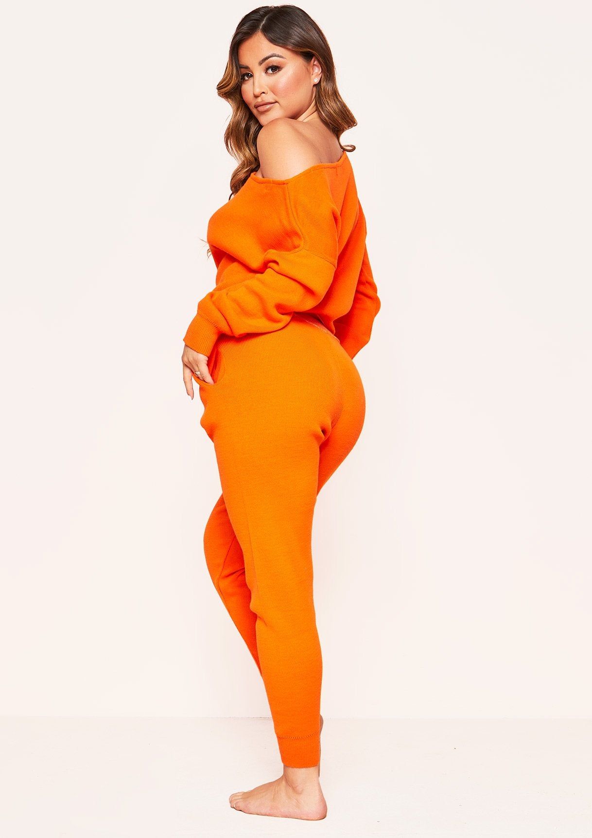 Jacky Orange Jumper Loungewear Set sold by Missy Empire product image thumbnail 3