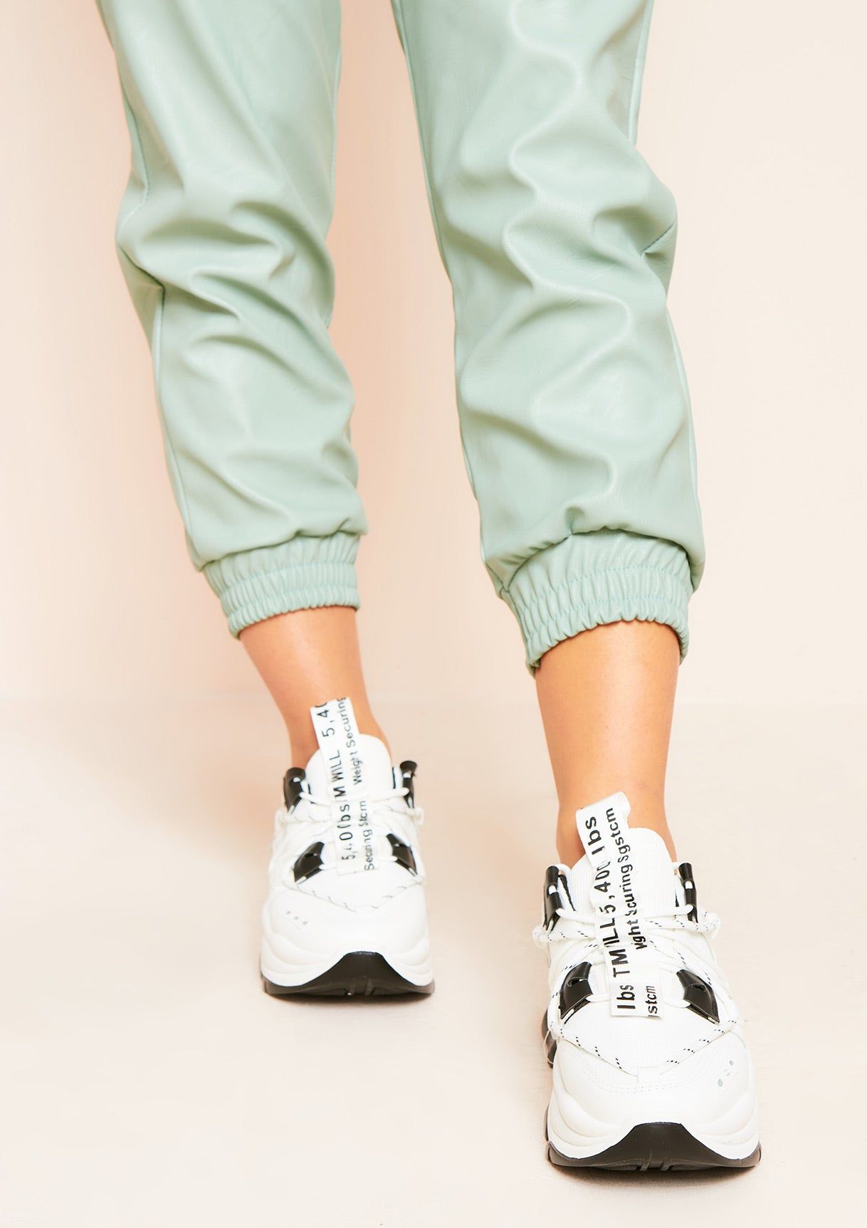 Bulana Black White Contrast Chunky Trainers sold by Missy Empire product image thumbnail 3