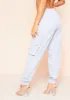 Bonnie Grey Cargo Detail Joggers sold by Missy Empire