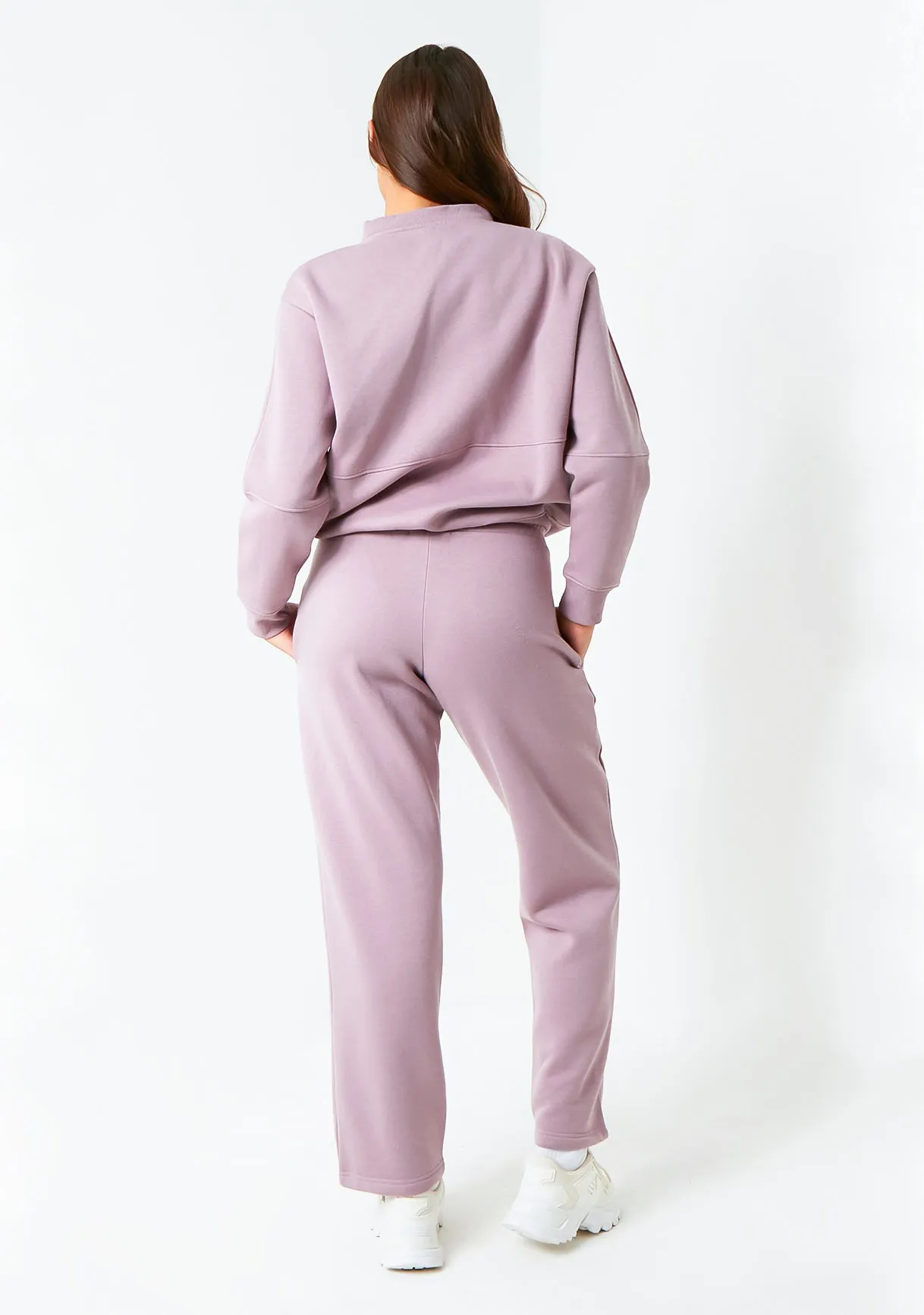 Tess Mauve Purple Bomber Jacket Sweatshirt sold by Missy Empire product image thumbnail 3