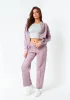 Tess Mauve Purple Bomber Jacket Sweatshirt sold by Missy Empire