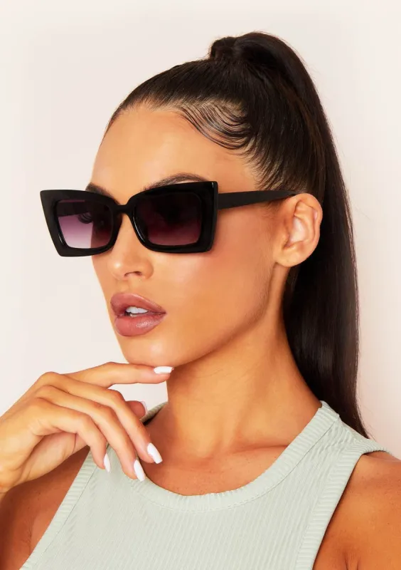 Alexa Black Tinted Sunglasses sold by Missy Empire