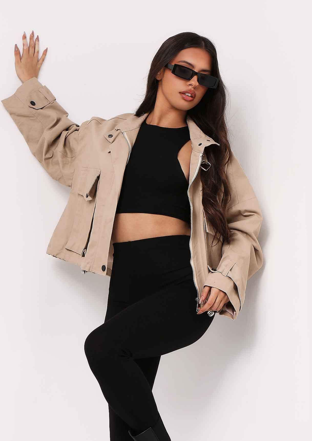 Demi Black Thick Jersey Basic Leggings sold by Missy Empire product image thumbnail 5