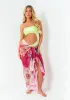 Eleanor Hot Pink Floral Printed Sarong Scarf sold by Missy Empire