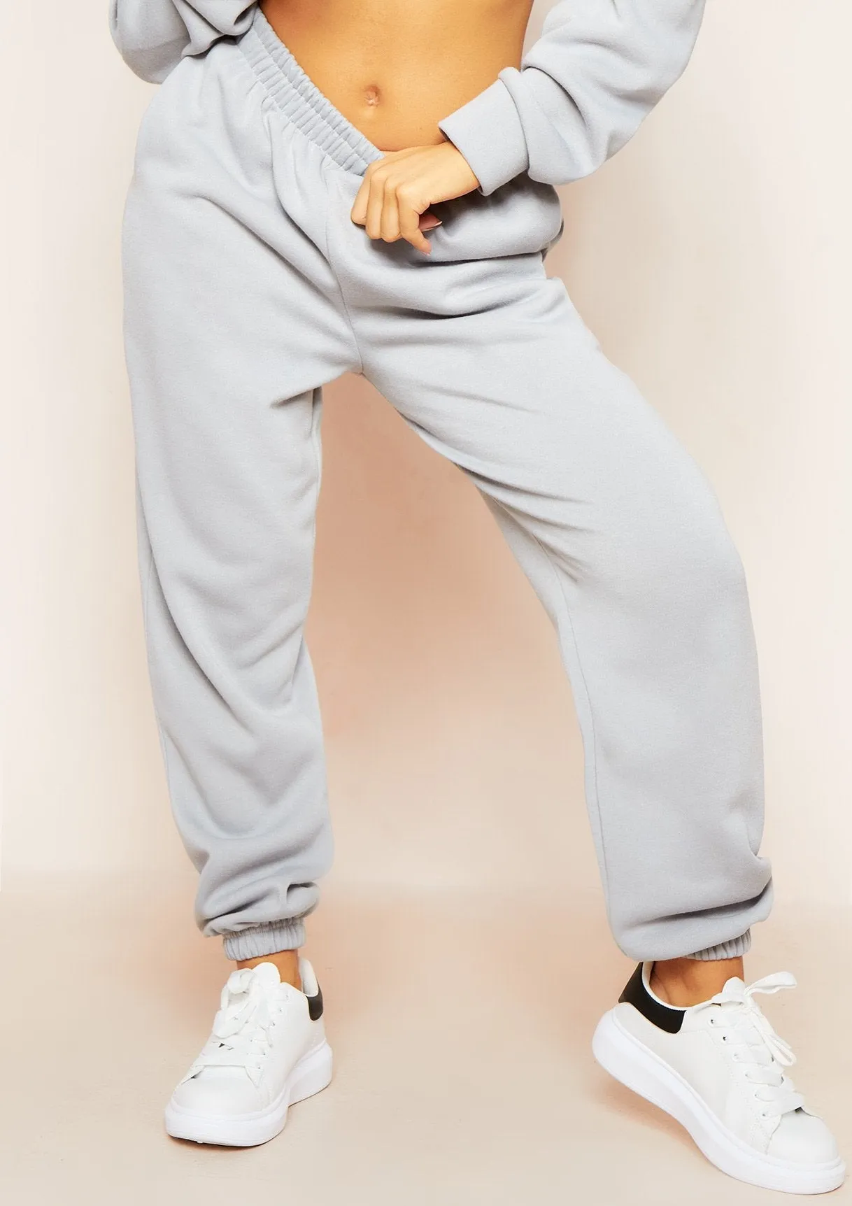 Alana Pastel Blue Casual Joggers sold by Missy Empire
