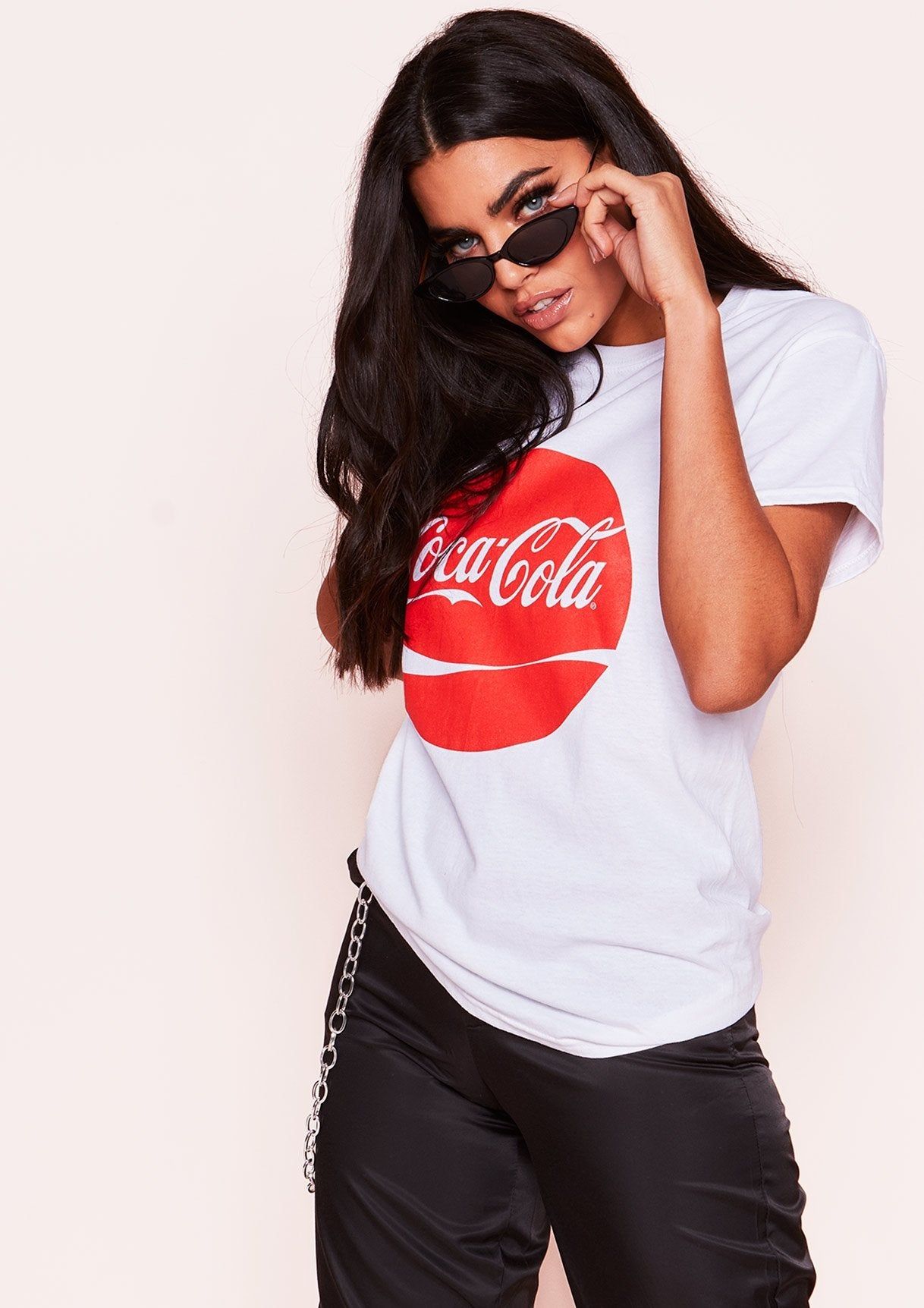 Zoey White Graphic T-Shirt sold by Missy Empire