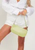 Roma Lime Croc Print Shoulder Bag sold by Missy Empire