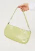 Roma Lime Croc Print Shoulder Bag sold by Missy Empire