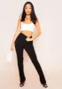 Savanna Cream Strappy Plunge Neck Crop Top sold by Missy Empire
