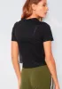 Rein Black Sheer Lace Bralet Overlay T Shirt sold by Missy Empire