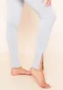 Lola Grey Split Hem Leggings sold by Missy Empire