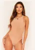 Naya Camel Soft Racer Bodysuit sold by Missy Empire