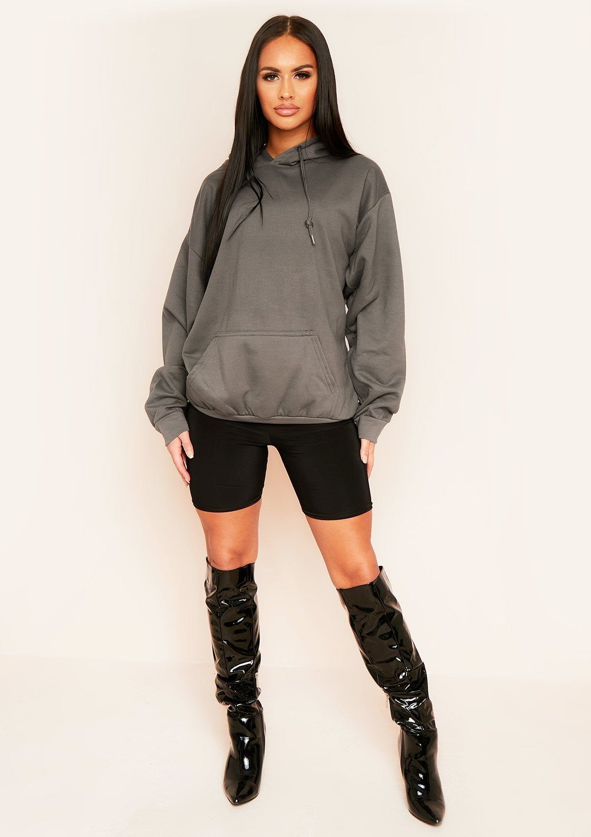 Clarina Charcoal Wifey Slogan Hoodie sold by Missy Empire product image thumbnail 4