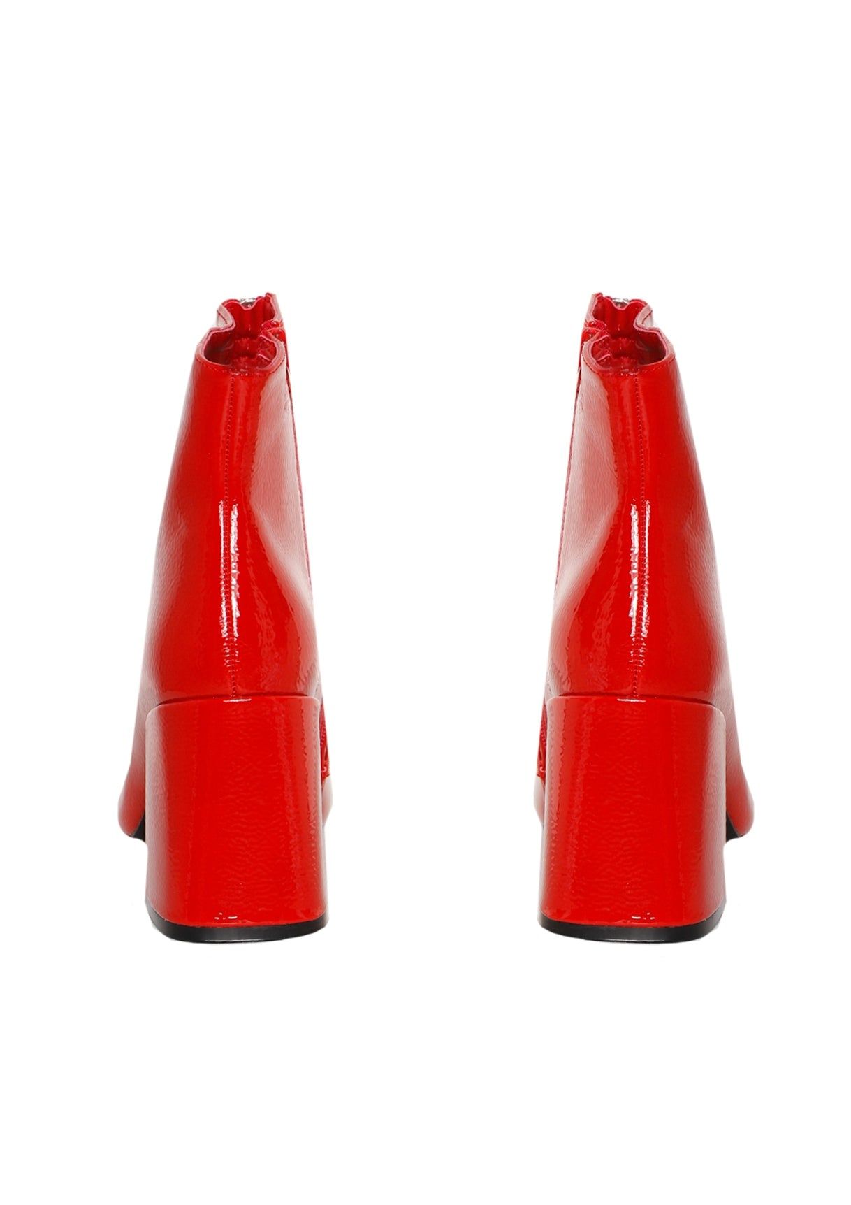 Ruby Red Zip Detail Boots sold by Missy Empire product image thumbnail 2