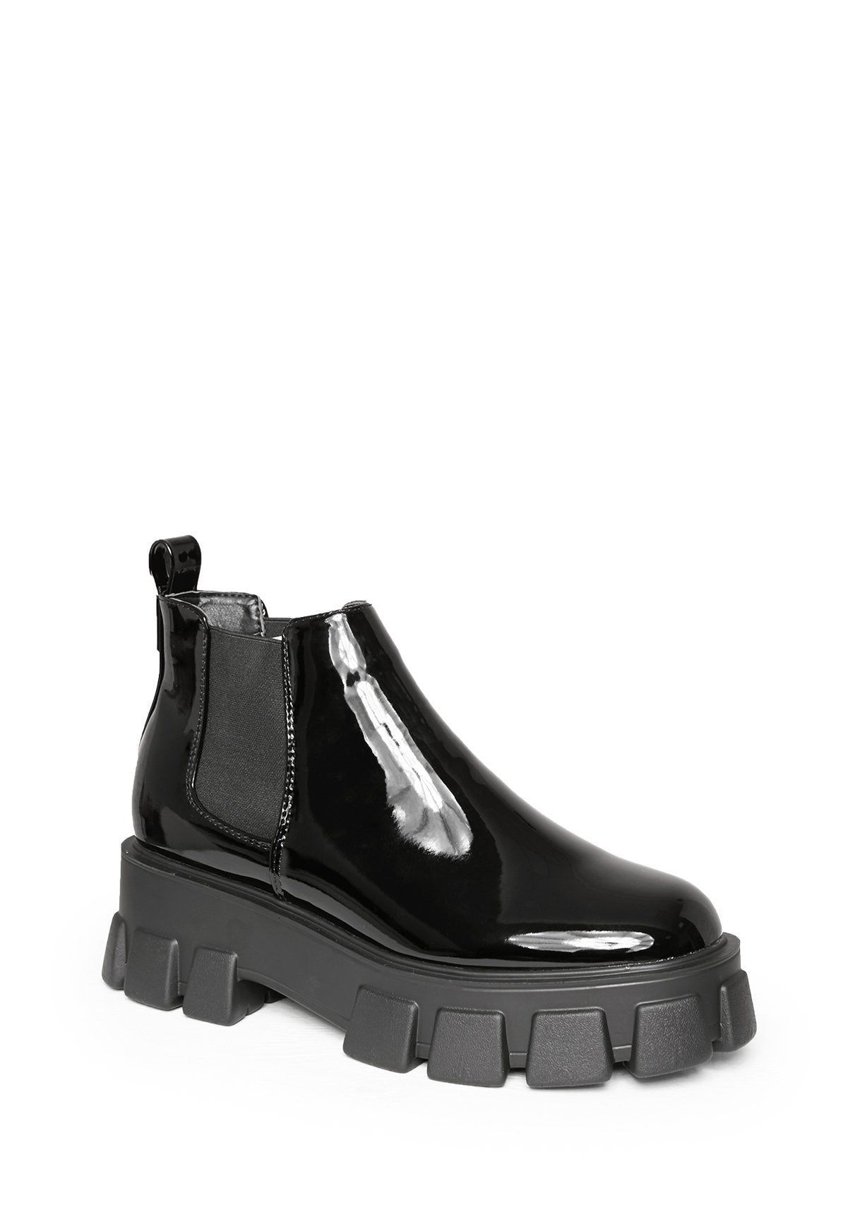 Kimmy Black PU Chelsea Ankle Boots sold by Missy Empire product image thumbnail 6