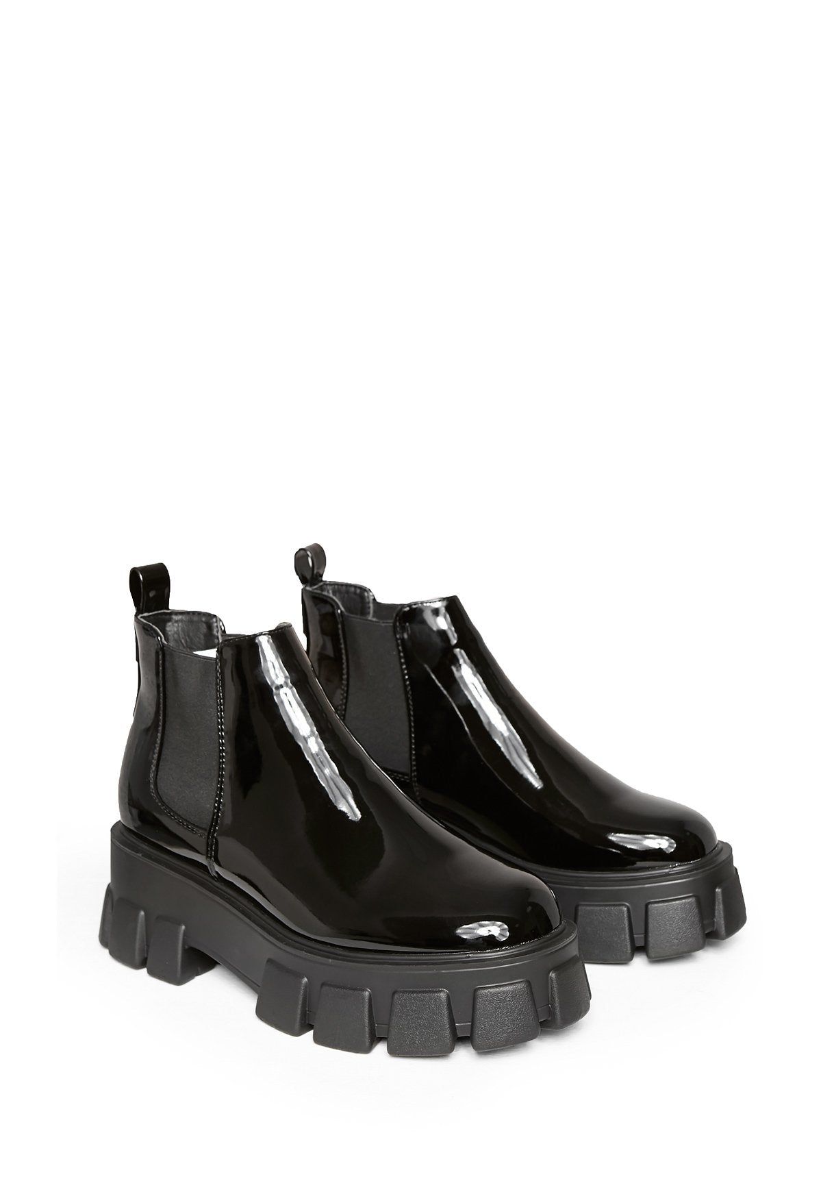 Kimmy Black PU Chelsea Ankle Boots sold by Missy Empire product image thumbnail 4