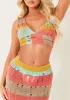 Minnie Multi Colour Stripe Knitted Maxi Skirt sold by Missy Empire