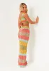Minnie Multi Colour Stripe Knitted Maxi Skirt sold by Missy Empire