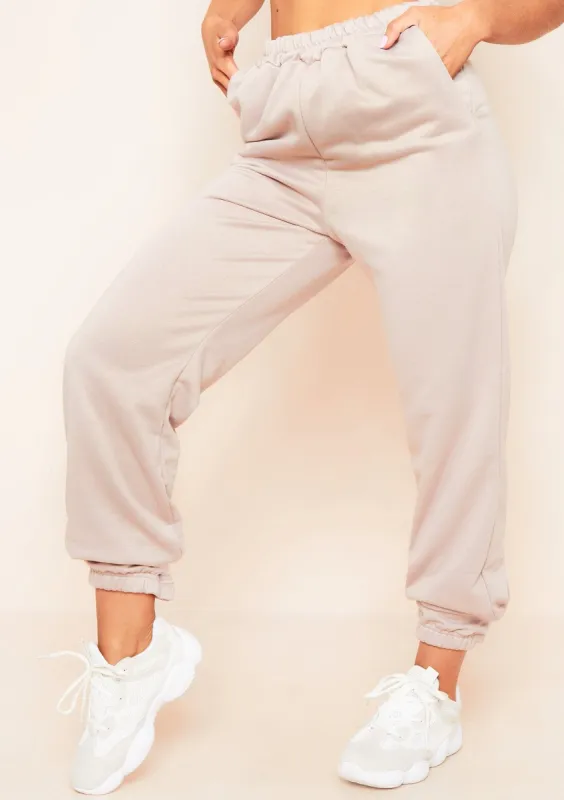 Hilma Rose Pink Casual Loopback Joggers sold by Missy Empire