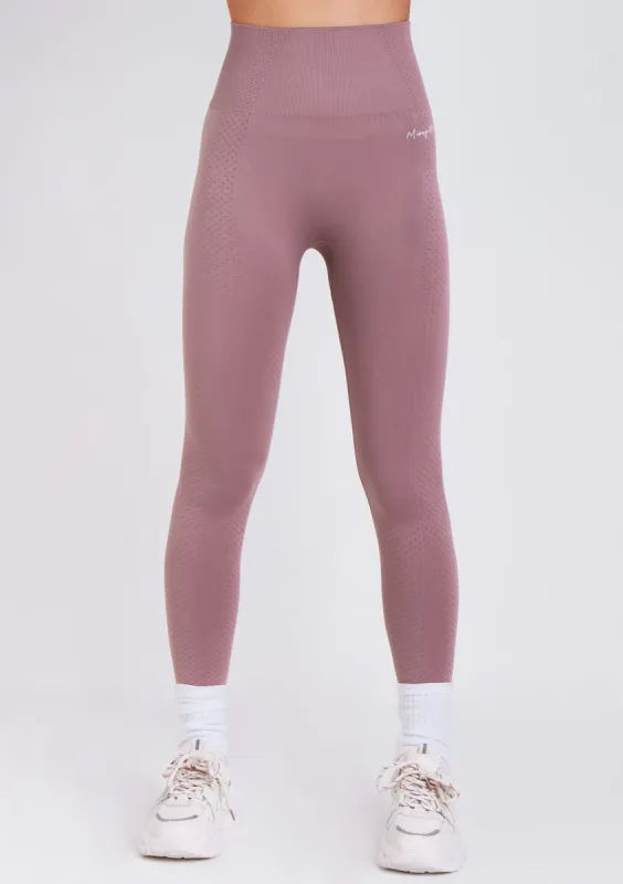 Anni Mocha Missy Sport Seamless High Waisted Gym Leggings sold by Missy Empire