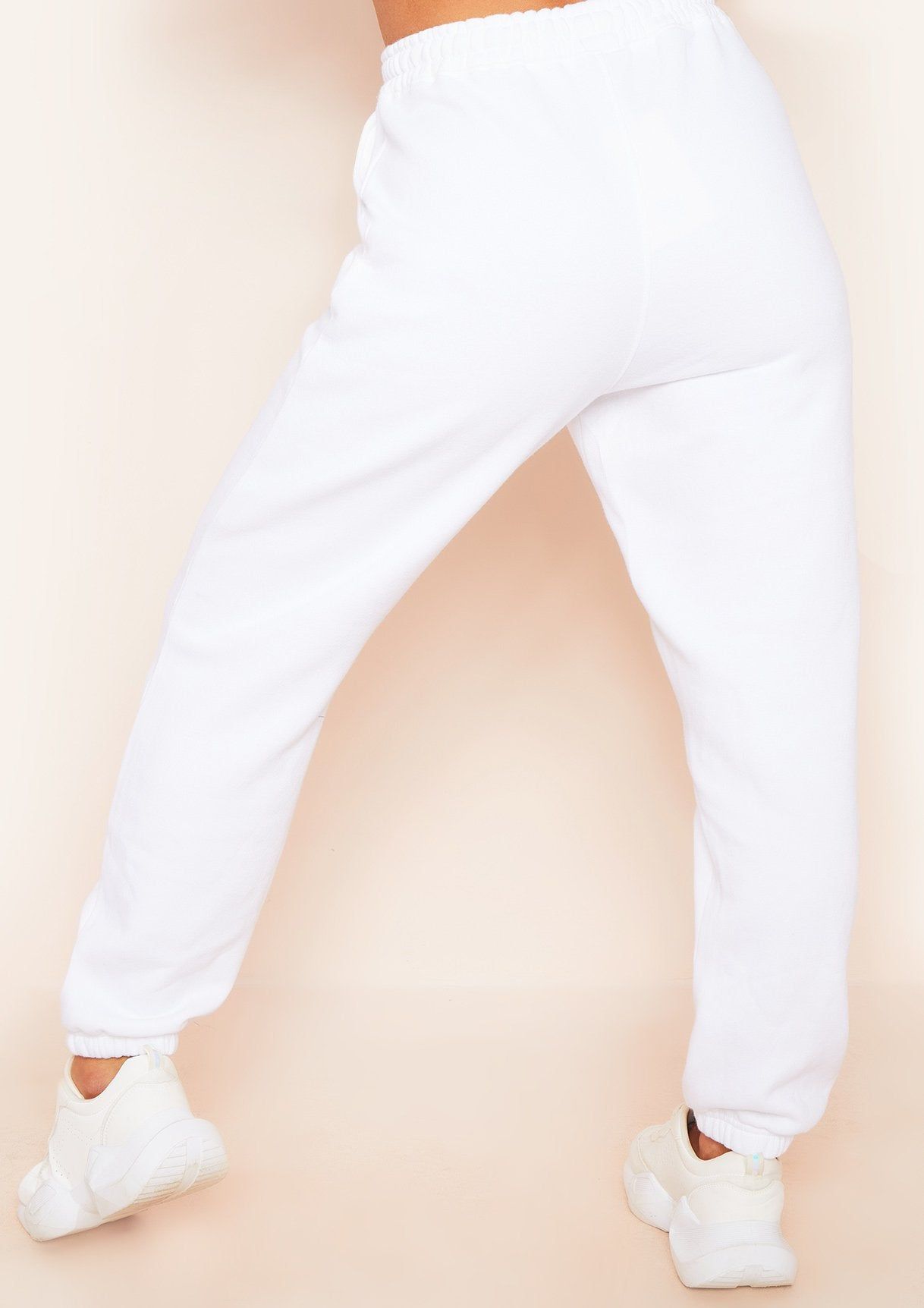 Larsa White Missy Girl Slogan Joggers sold by Missy Empire product image thumbnail 2