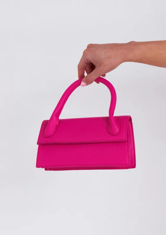 Samira Pink Mini Handbag made by Missy Empire