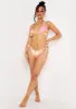 Charlie Lemon Print Tie Side Bikini Bottoms sold by Missy Empire