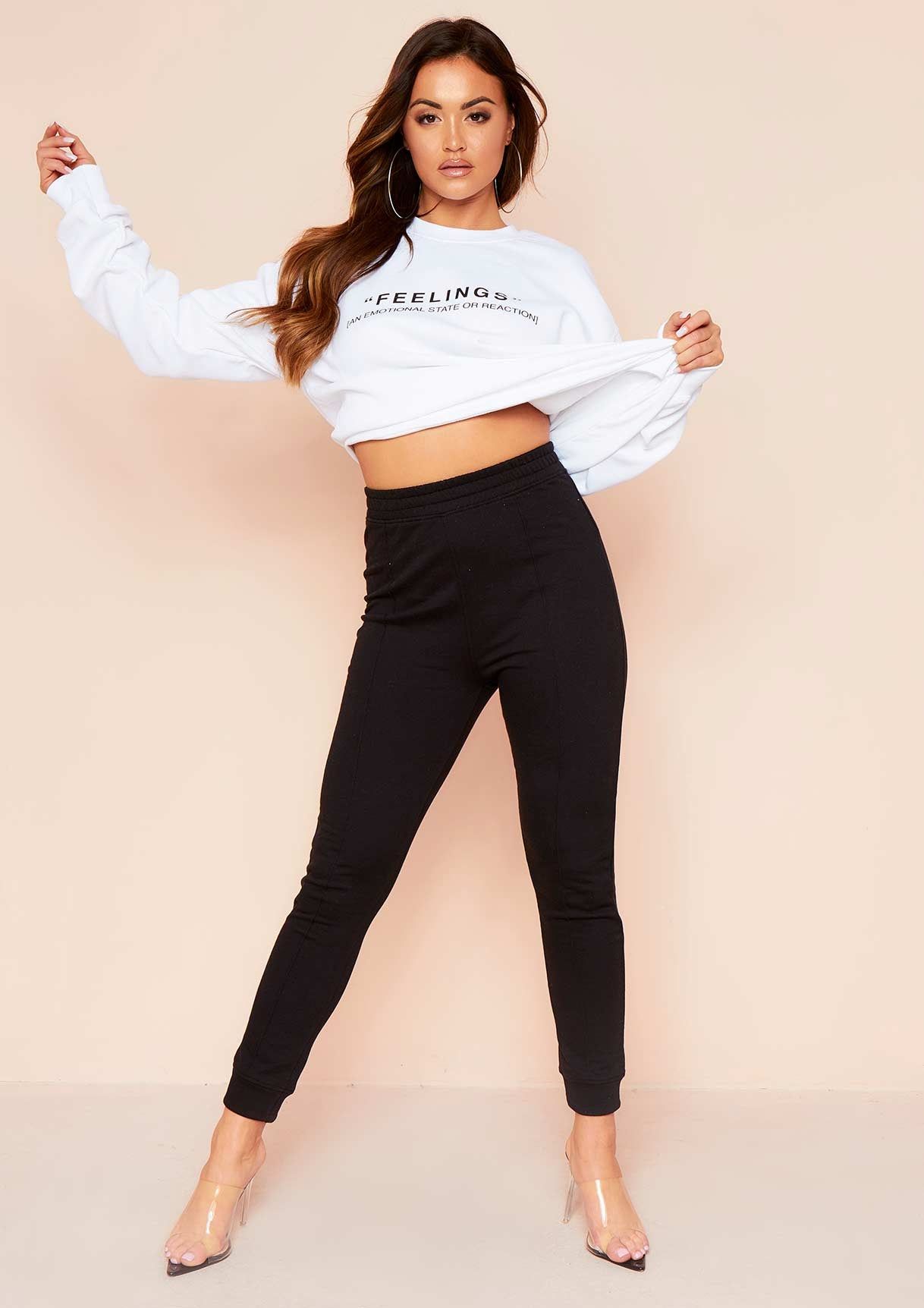 Jule Black Skinny Joggers sold by Missy Empire product image thumbnail 3