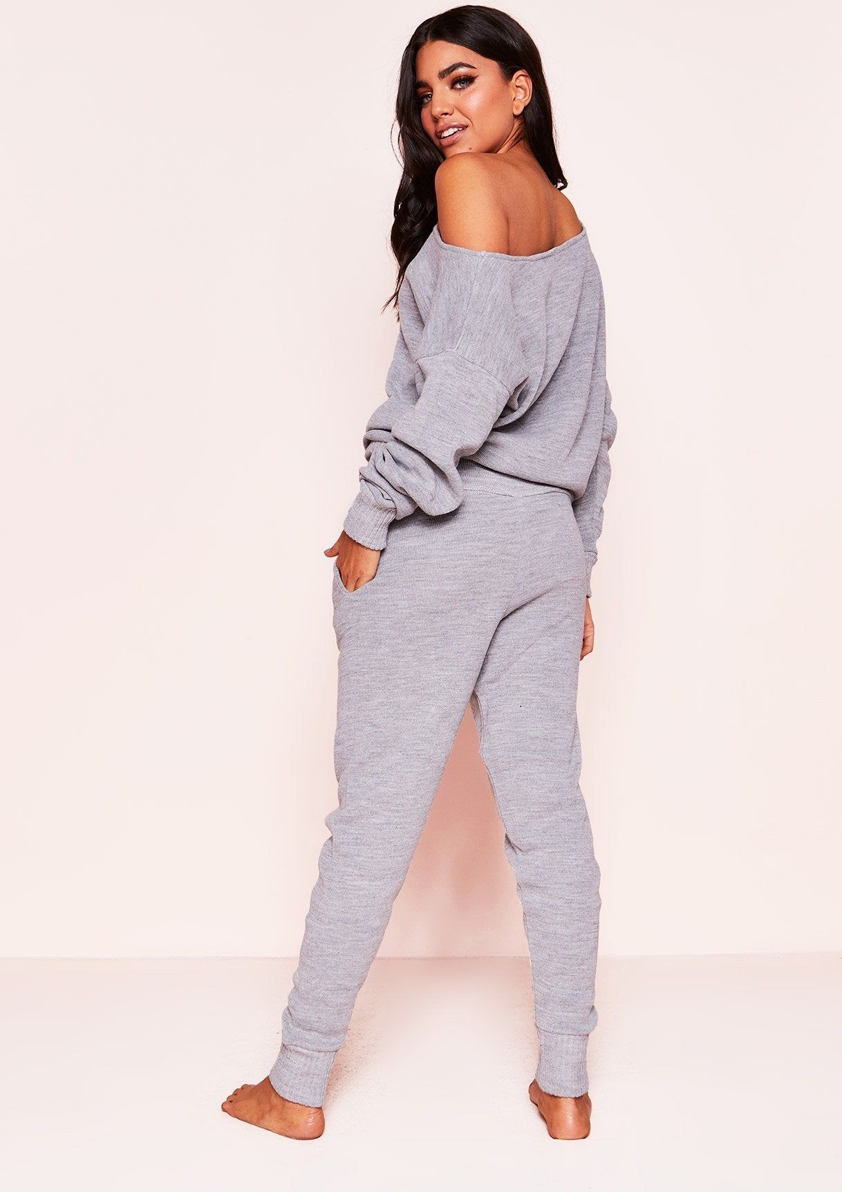 Jacky Grey Jumper Loungewear Set sold by Missy Empire product image thumbnail 3