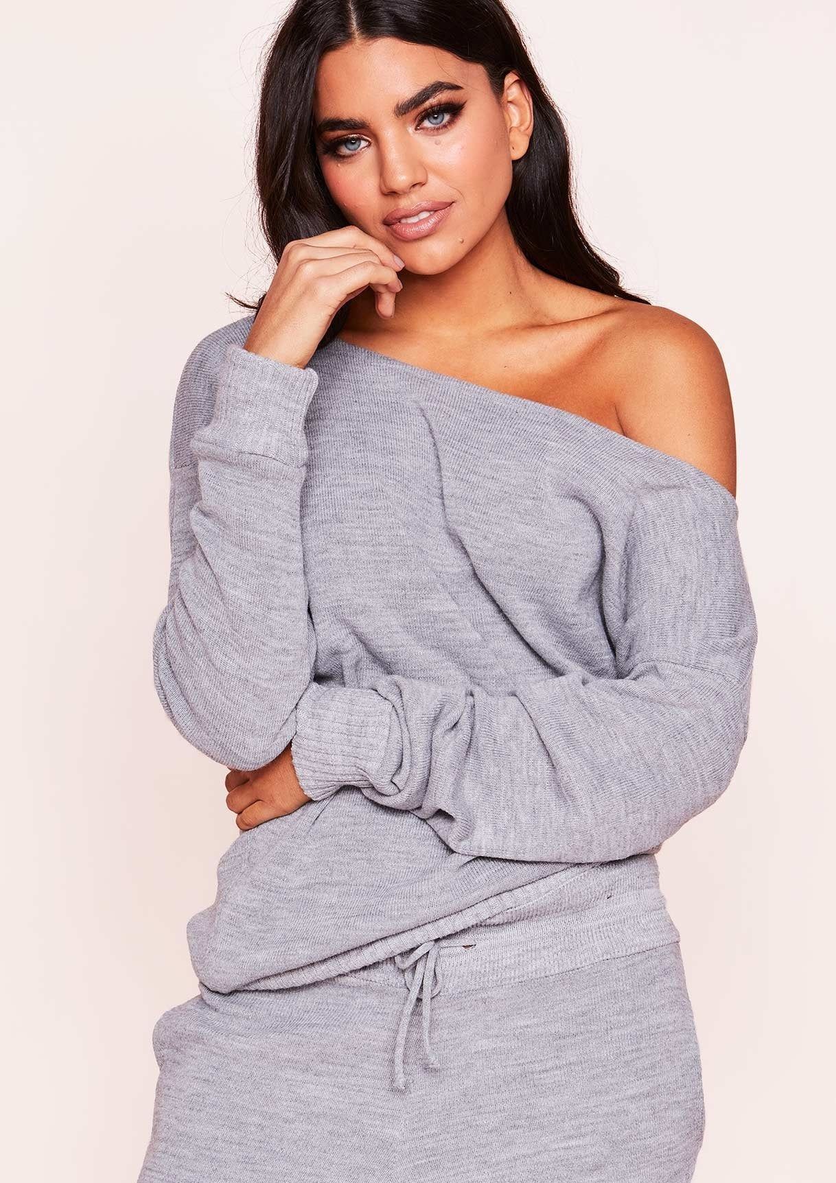 Jacky Grey Jumper Loungewear Set sold by Missy Empire product image thumbnail 4