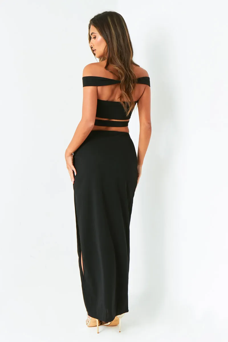 Naya Black Pencil Maxi Skirt sold by Missy Empire product image thumbnail 4