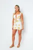 Alexis Lemon Print Mini Skirt sold by Missy Empire