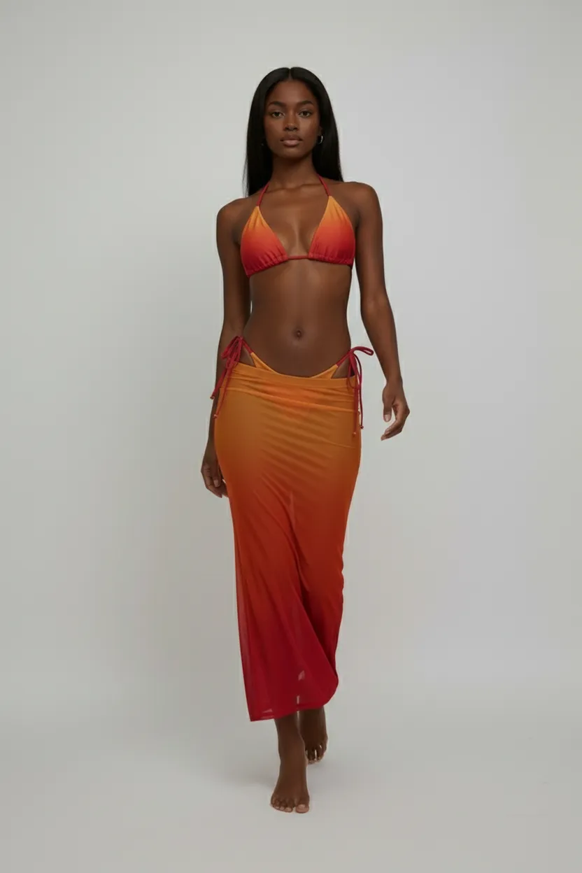 Olivia Pink Ombre Bikini Top sold by Missy Empire product image thumbnail 2