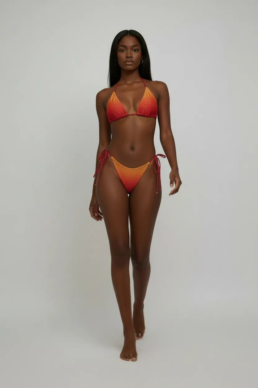 Olivia Pink Ombre Bikini Top sold by Missy Empire