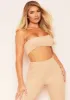 Mabel Nude One Shoulder Ribbed Crop Top sold by Missy Empire