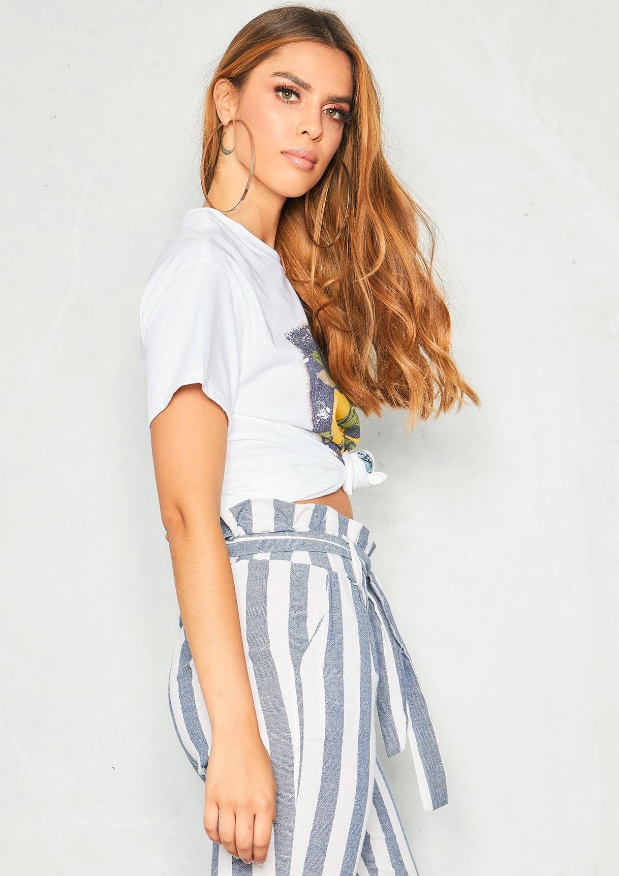 Alexa White Lemon Graphic T-Shirt sold by Missy Empire product image thumbnail 4