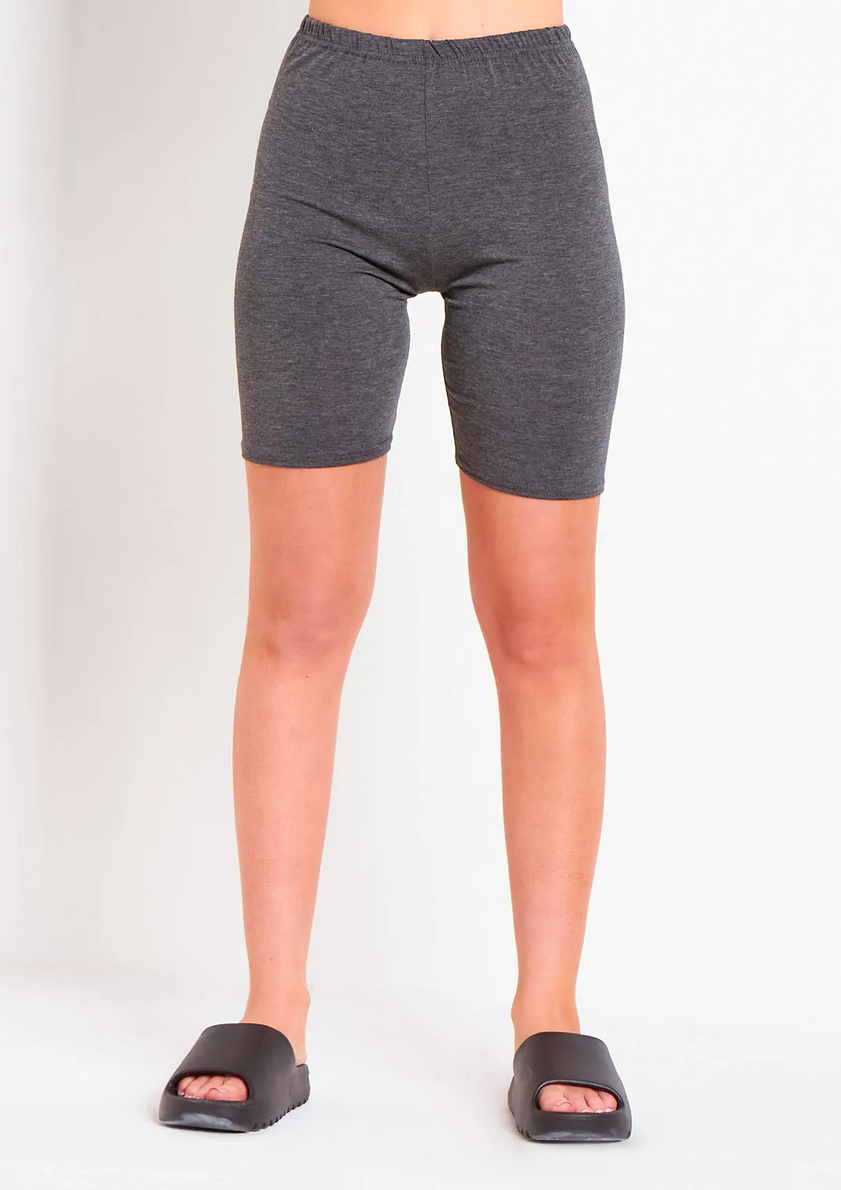 Tilly Charcoal Basic Cycle Shorts sold by Missy Empire product image thumbnail 3
