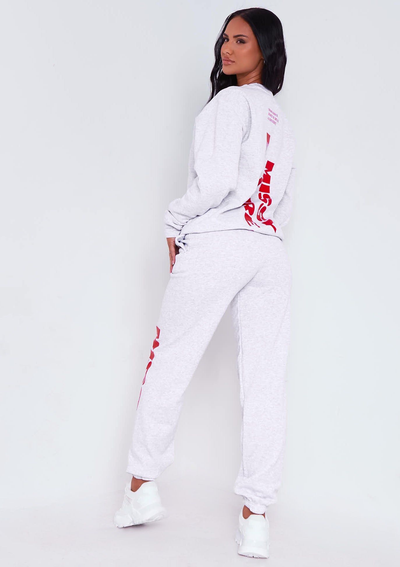 Lauren Grey Missy Empire Slogan Sweatshirt sold by Missy Empire product image thumbnail 3