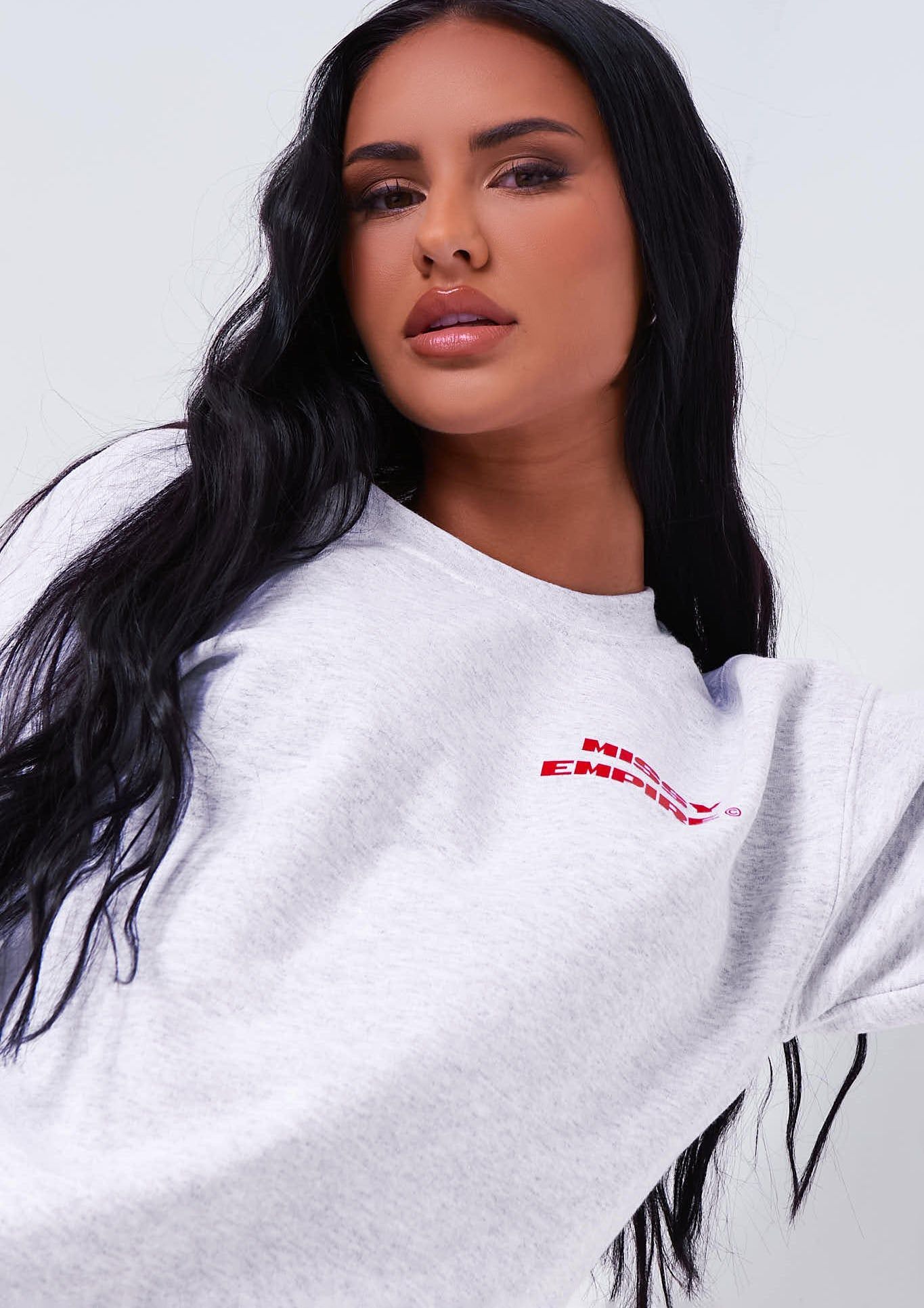 Lauren Grey Missy Empire Slogan Sweatshirt sold by Missy Empire product image thumbnail 2