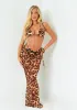 Bella Leopard Print Bikini Top sold by Missy Empire