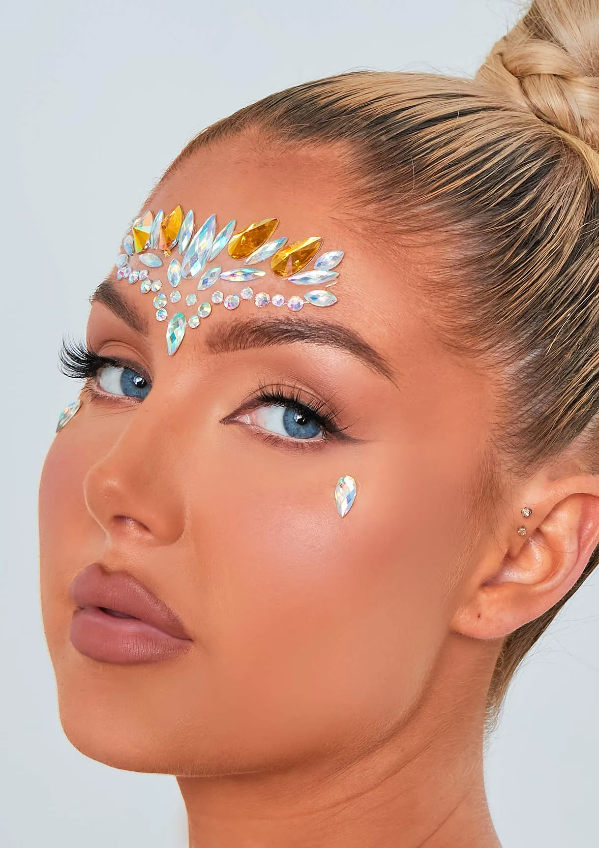 Mylene Stick On Face Jewels sold by Missy Empire