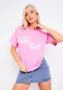 Alexa Pink "Every Girl is a Doll" Slogan T-shirt sold by Missy Empire
