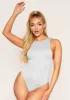 Oprah Grey Extreme Racer Double Thickness Bodysuit sold by Missy Empire