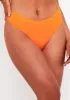 Bella Orange Seamless Ribbed Thong sold by Missy Empire