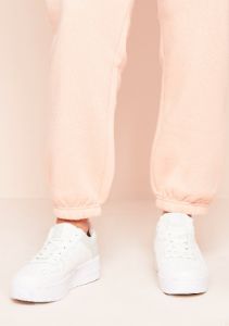 Elsita White Chunky Contrast Trainers sold by Missy Empire