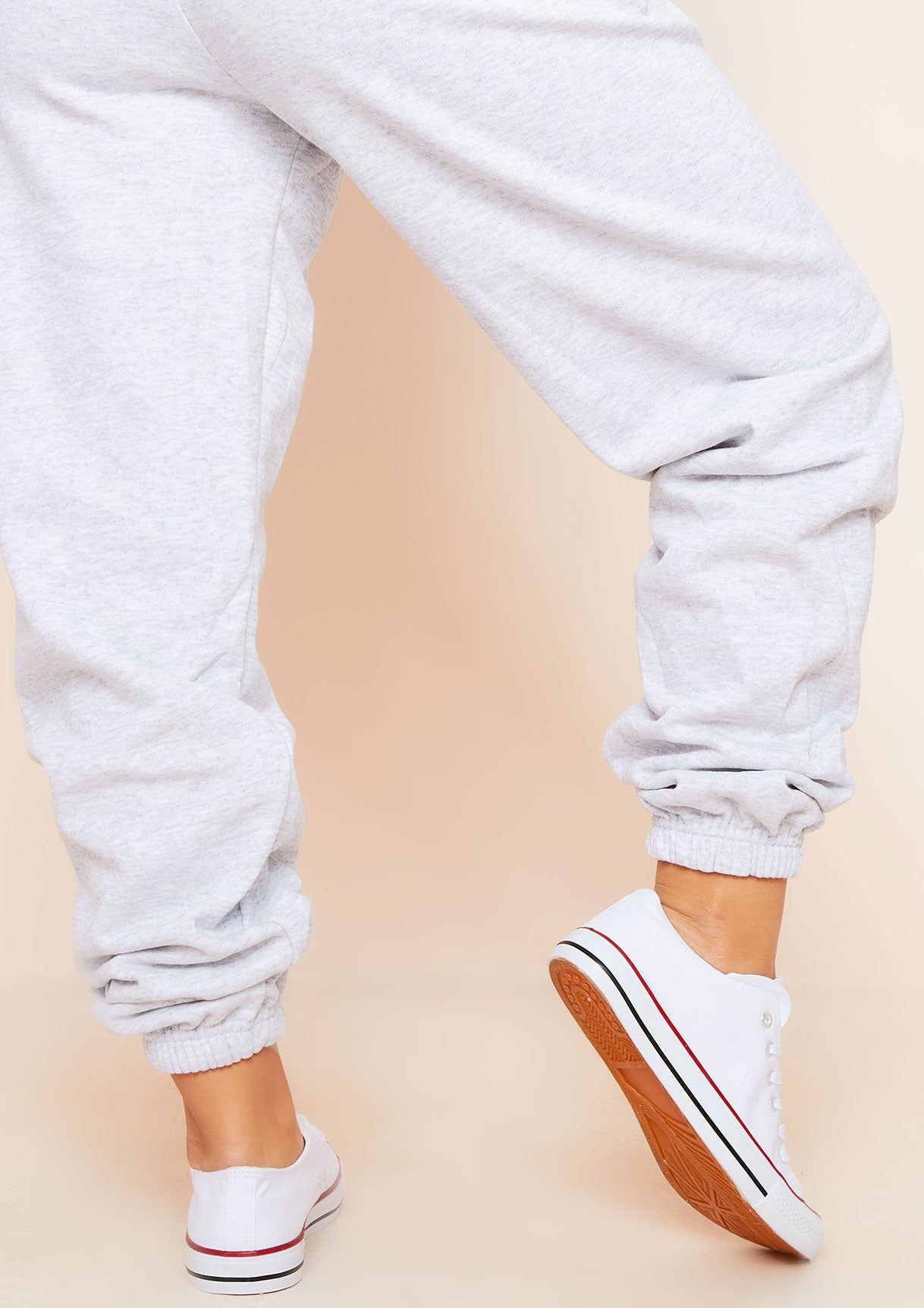 Hailey White Lace Up Trainers sold by Missy Empire product image thumbnail 3