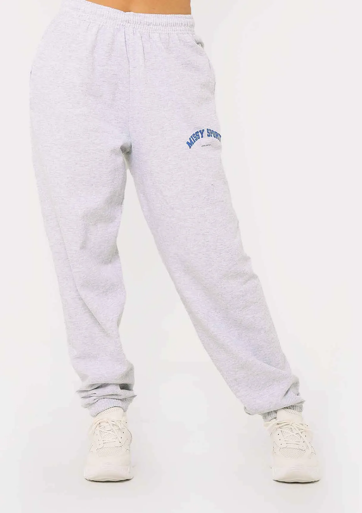 Zoey Grey Missy Sport Slogan Jogger Co-ord sold by Missy Empire product image thumbnail 2